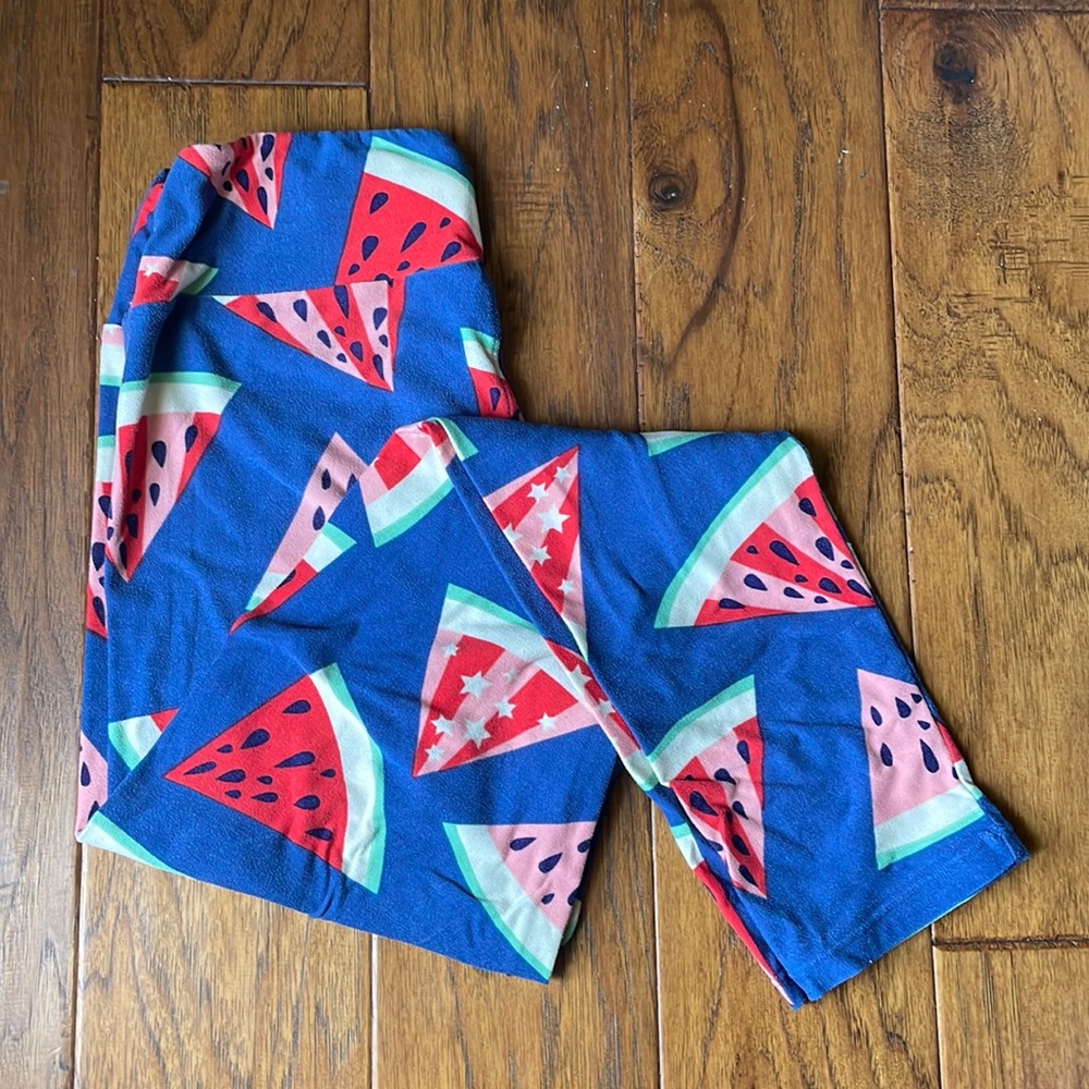 LuLaRoe Watermelon Leggings